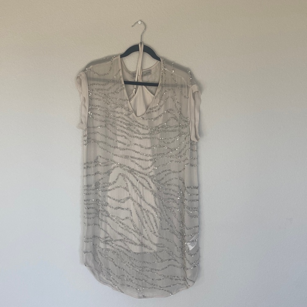All saints sequin dress, US size 4, above the knee length.